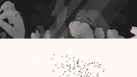 热血动漫甜蜜互动：比比东与唐三共赏动漫佳作比不亦乐乎